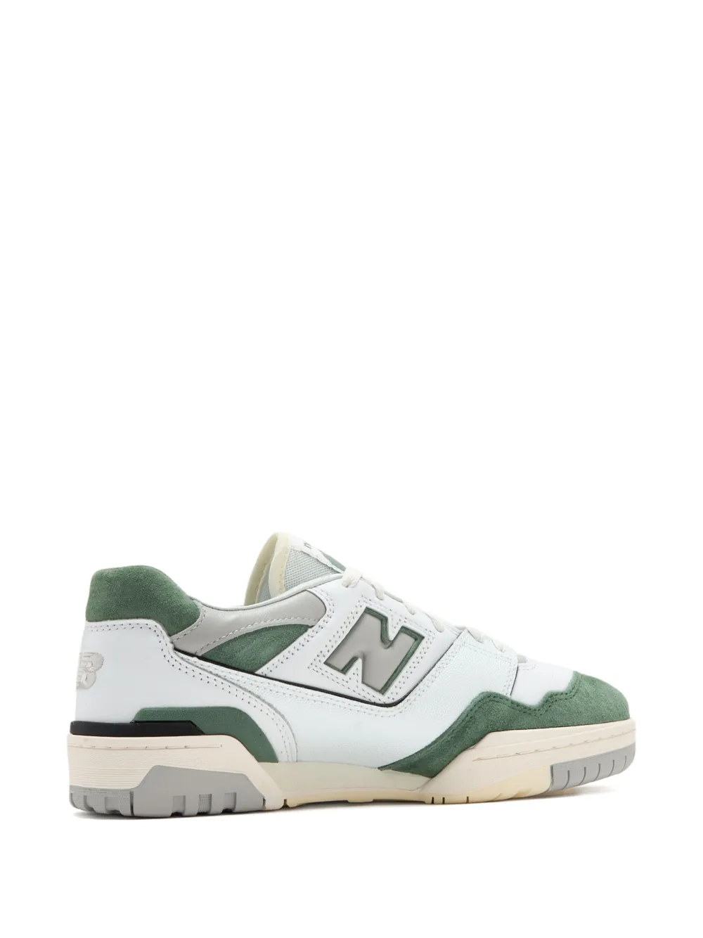 New Balance 550 suede-panelled sneakers White