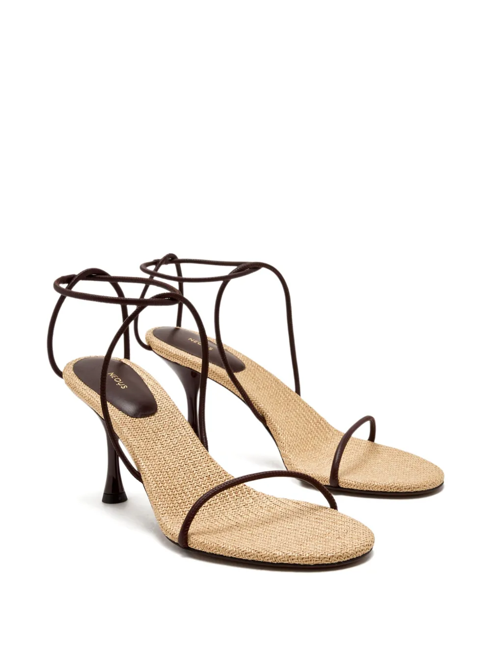 NEOUS 80mm Nenque strappy sandals Neutrals