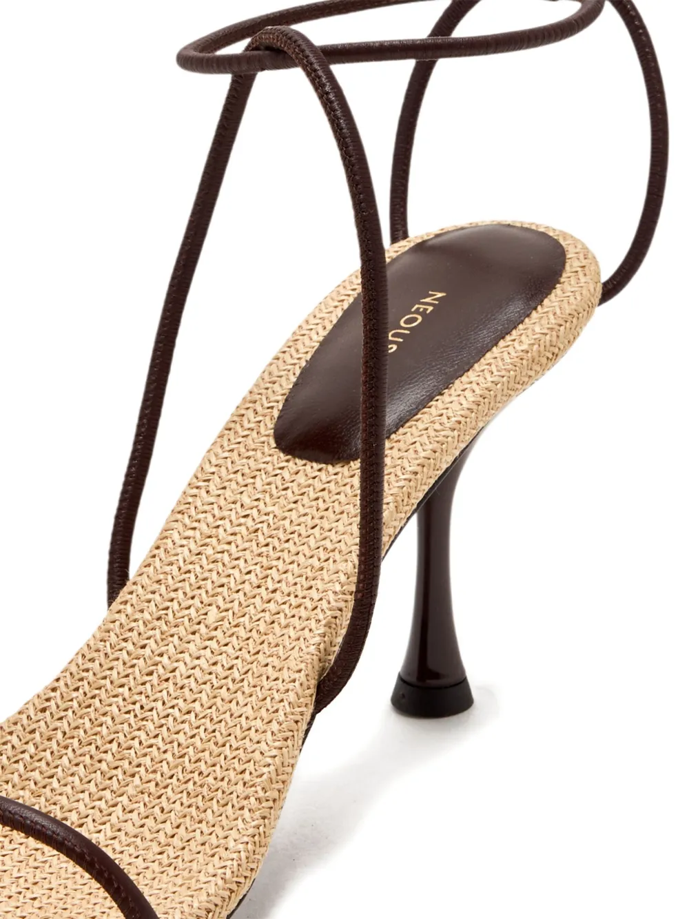 NEOUS 80mm Nenque strappy sandals Neutrals