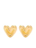 Missoma heart-shaped earrings - Gold