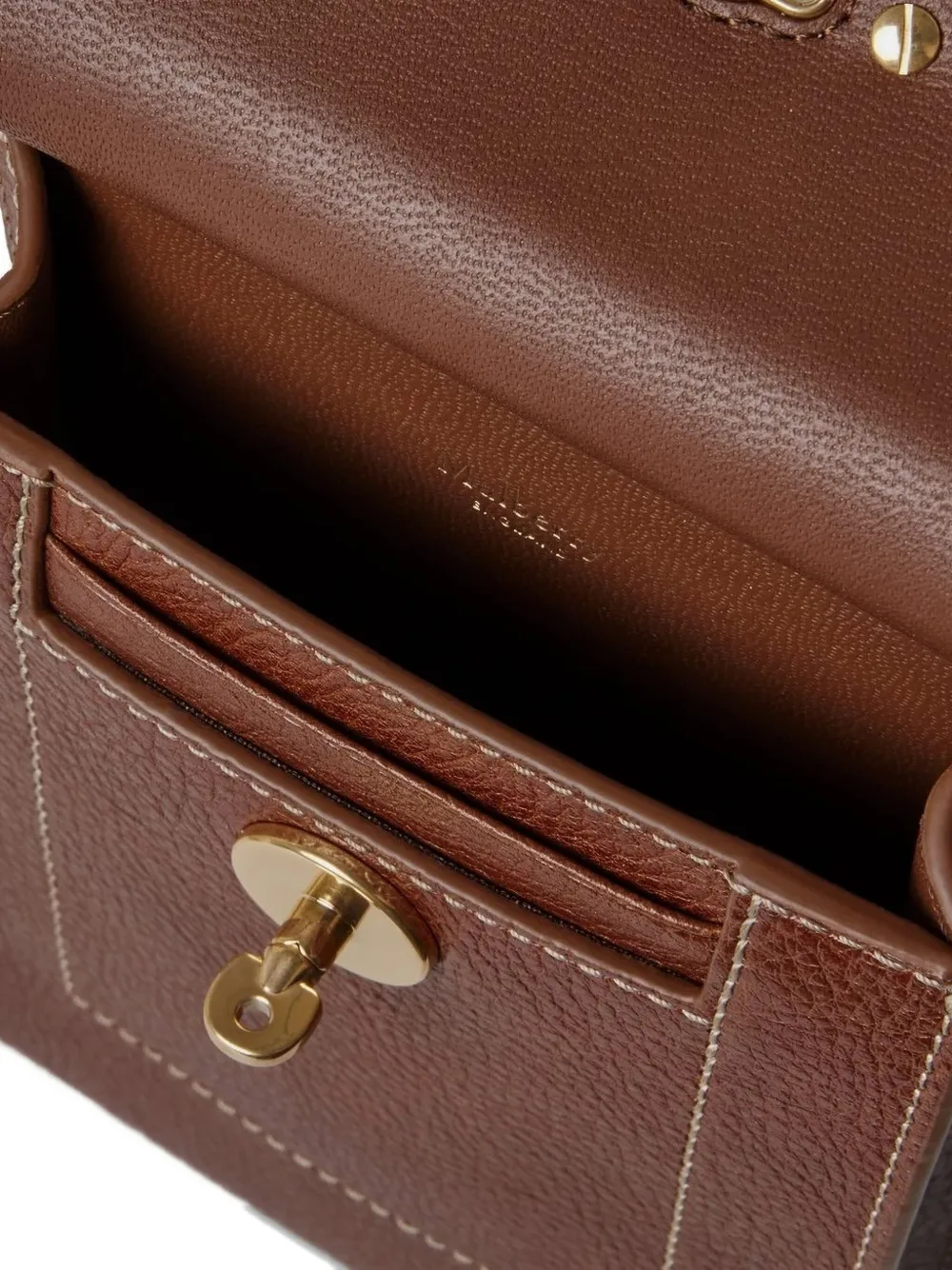 Mulberry Messengertas met leren afwerking Bruin