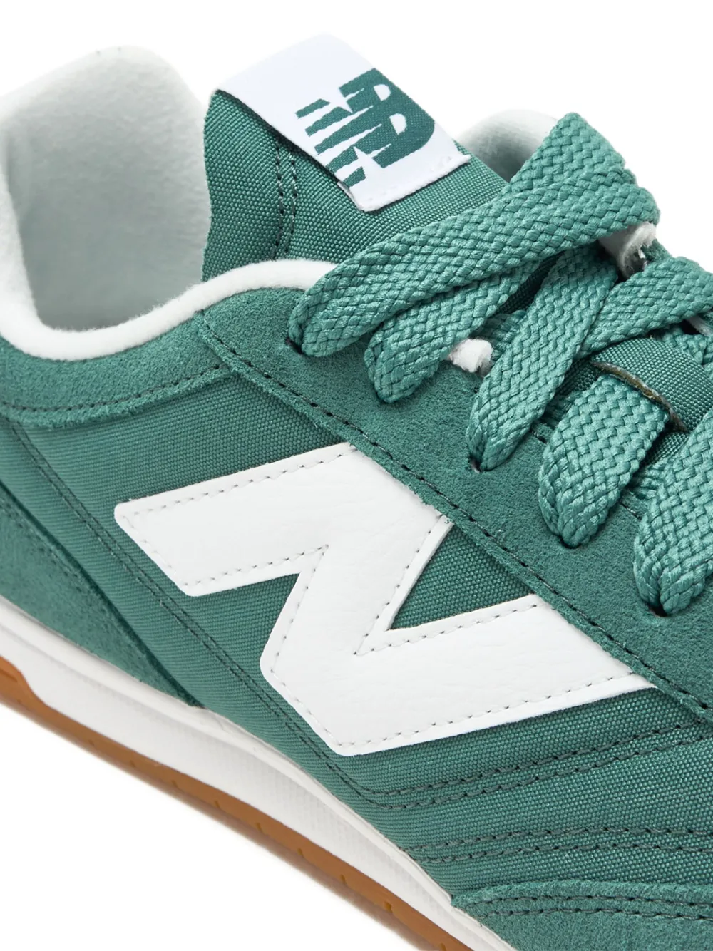 New Balance RC42 suede logo-embellished sneakers Green