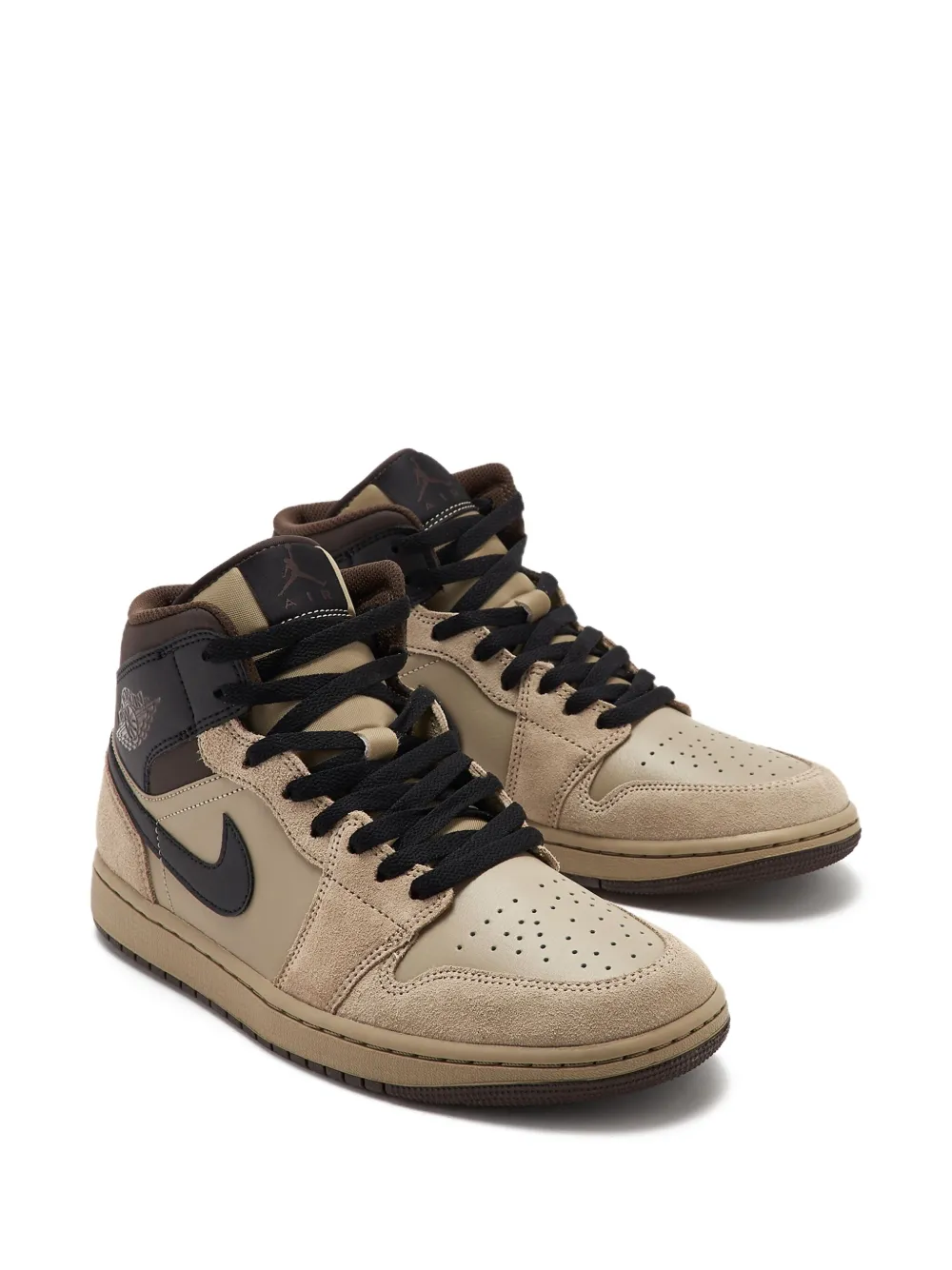 Nike Air Jordan 1 Mid suede sneakers Brown