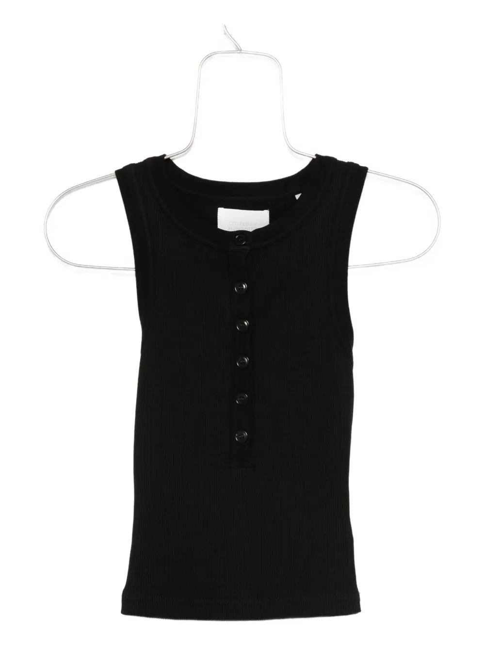 Citizens of Humanity button-front tank top Zwart