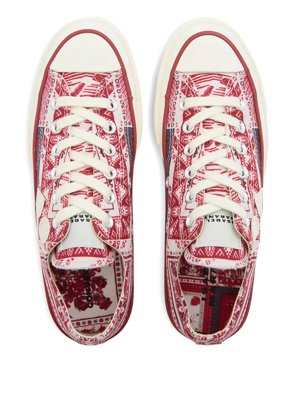 ISABEL MARANT x Converse Chuck 70 Ox low-top sneakers Red