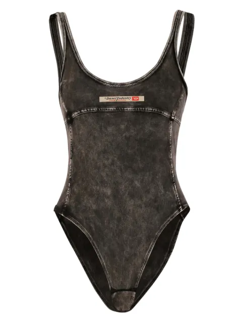 Diesel logo-appliqué bodysuit