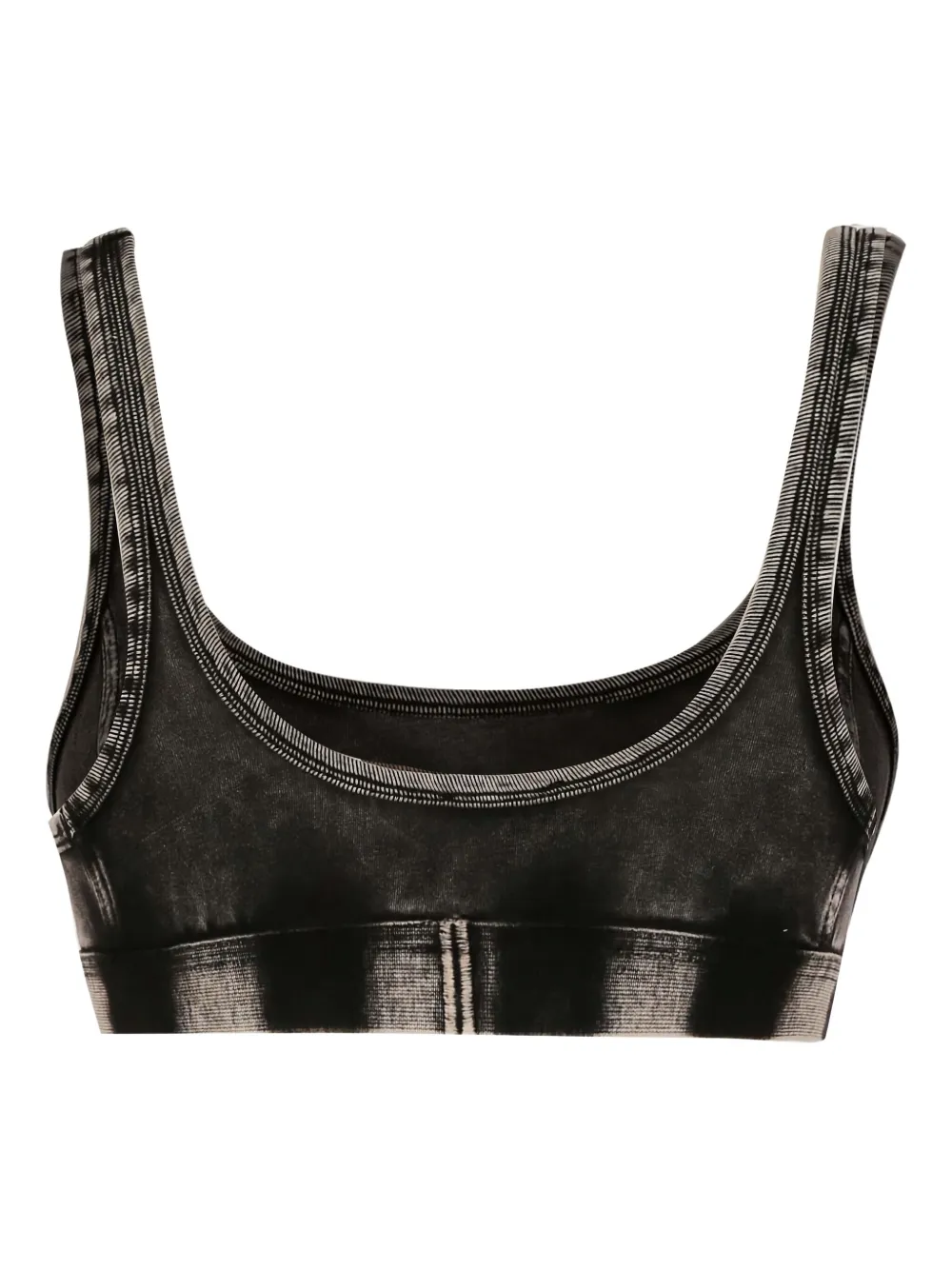 Diesel denim-effect bra Grijs