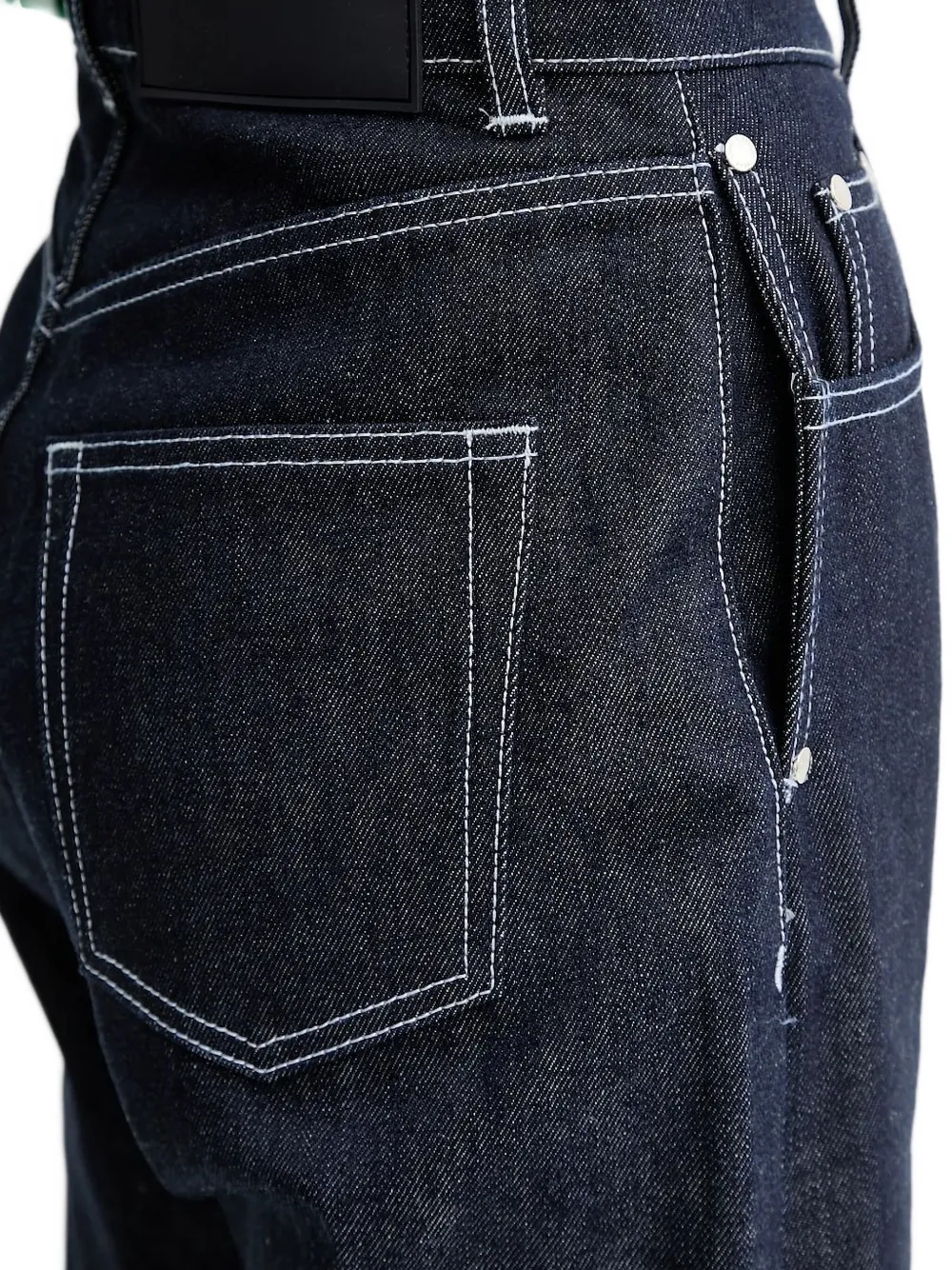 Sunnei Jeans met contrasterende stiksels Blauw