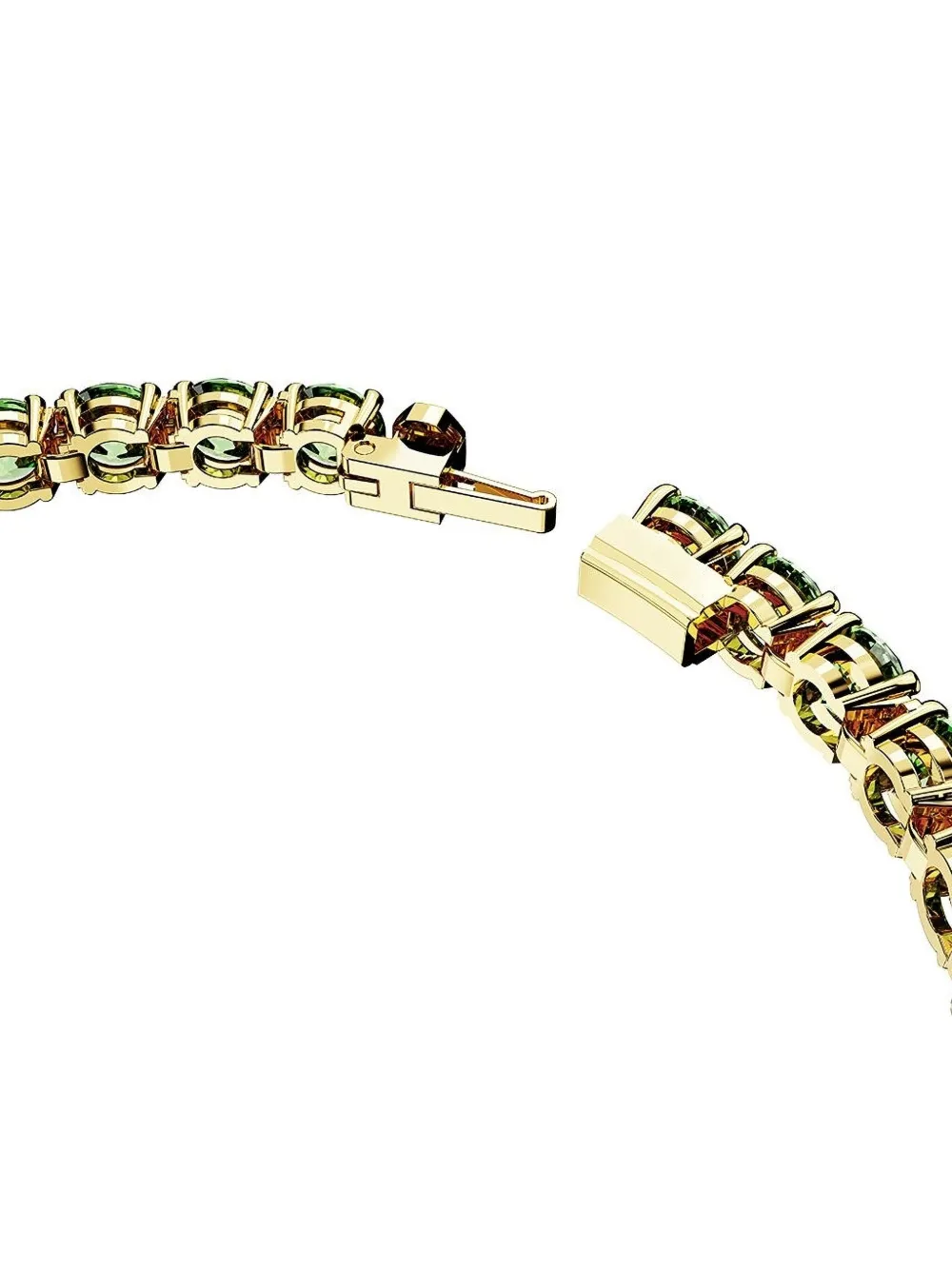 Swarovski Matrix tennis bracelet - Groen