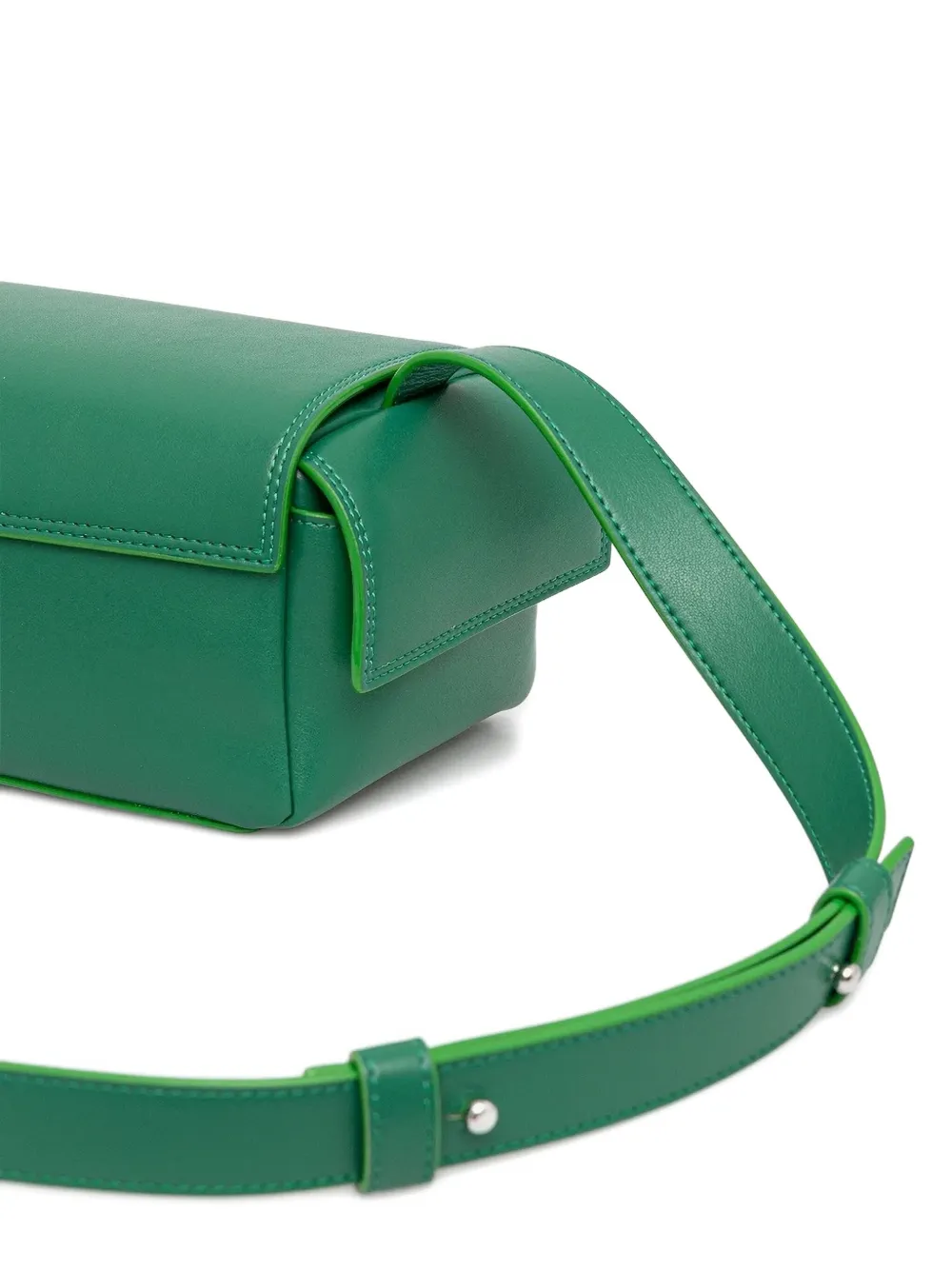 Sunnei Labauletto kleine tas met omslag en rits Groen