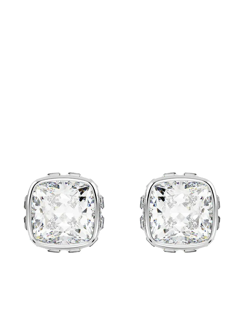Swarovski April Birthstone ピアス - ホワイト Swarovski April Birthstone ピアス - ホワイト
