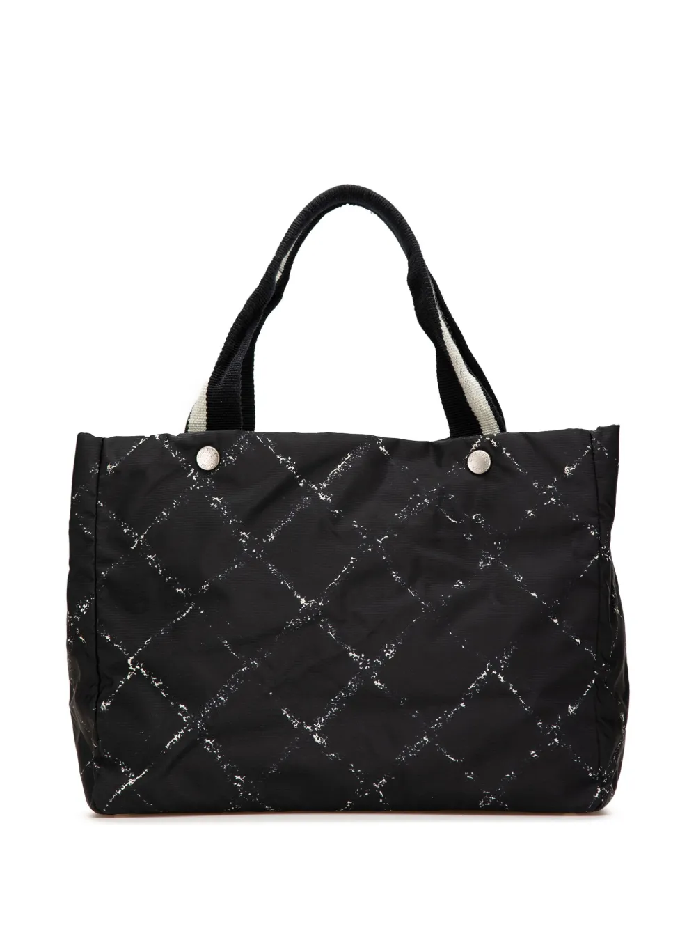CHANEL Pre-Owned 2000-2002 Old Travel Line Nylon tote bag | Black | Image 1