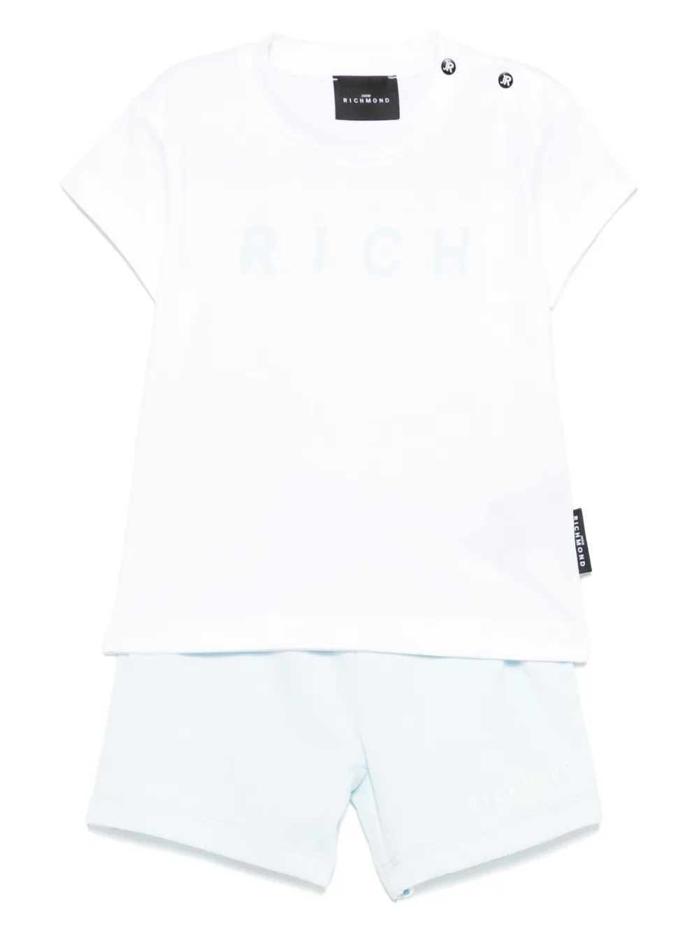 John Richmond Junior logo-print shorts set | Blue | Image 1