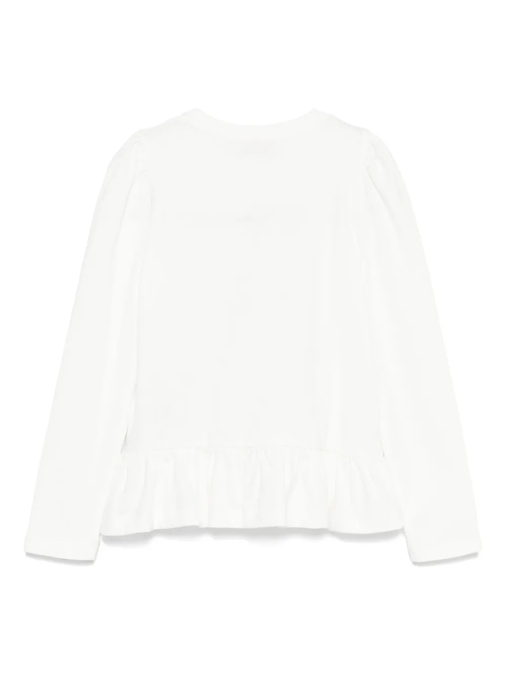 Monnalisa graphic-print ruffled T-shirt | Girls T-Shirts | Image 2