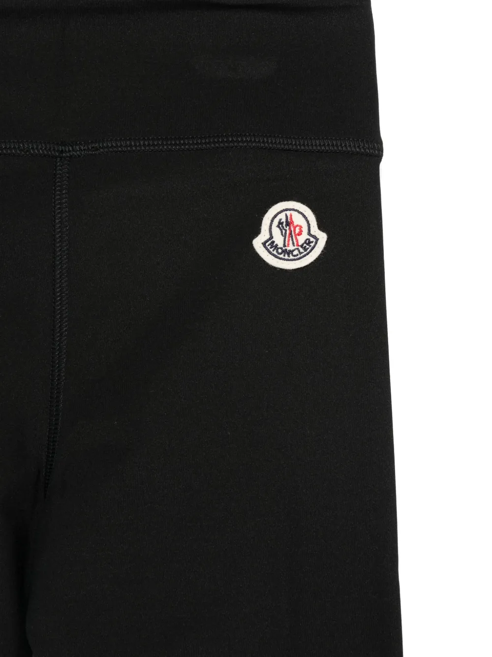 Moncler Enfant Legging met logopatch Zwart