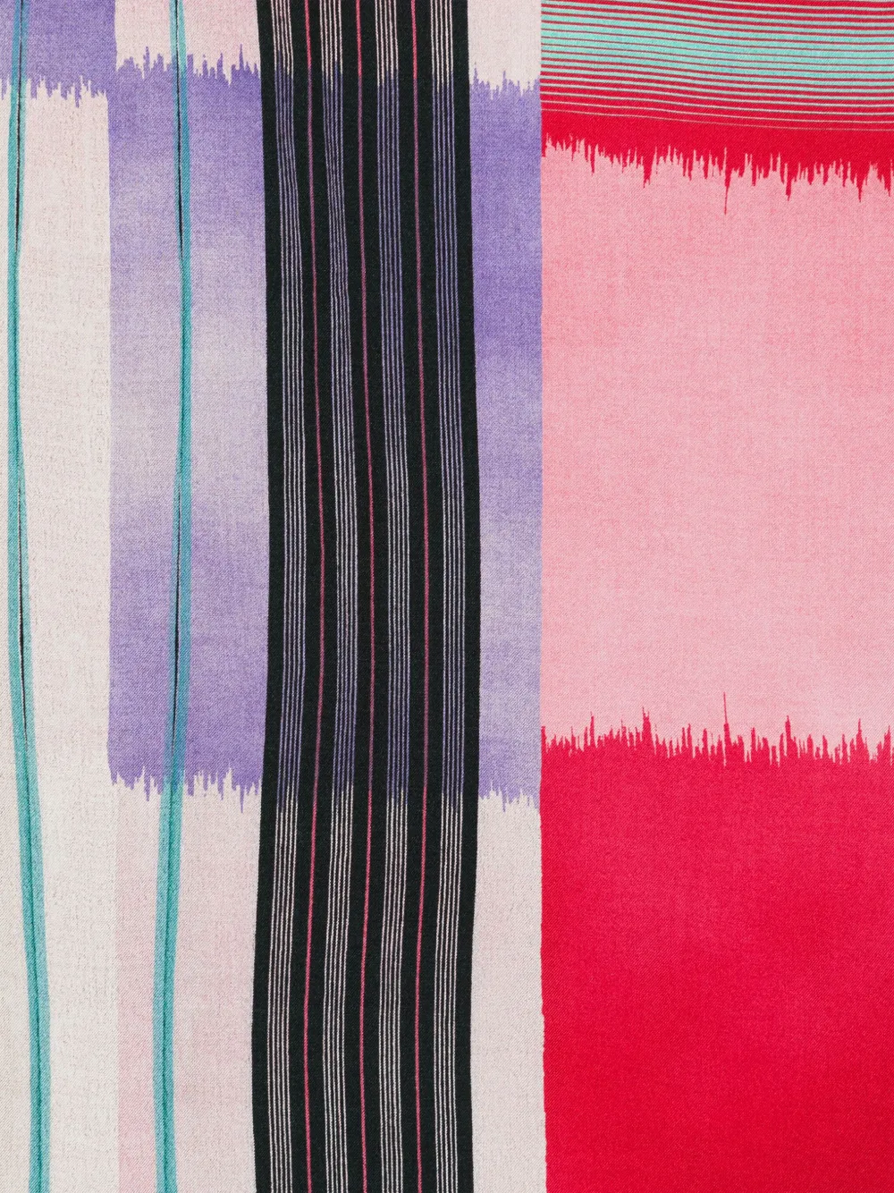 Pierre-Louis Mascia abstract-print cotton scarf | Men | Image 2