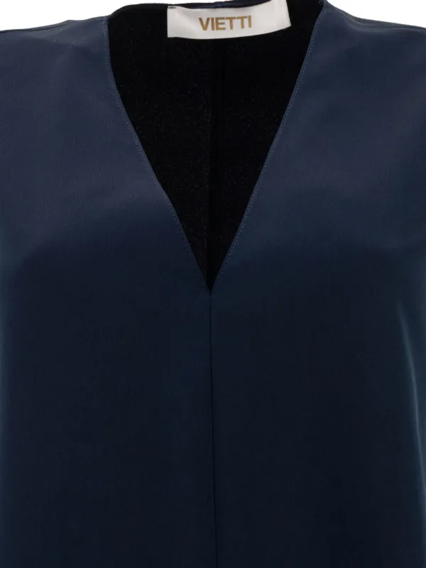 F.It ノースリーブ Vネックトップ | ブルー | FARFETCH JP