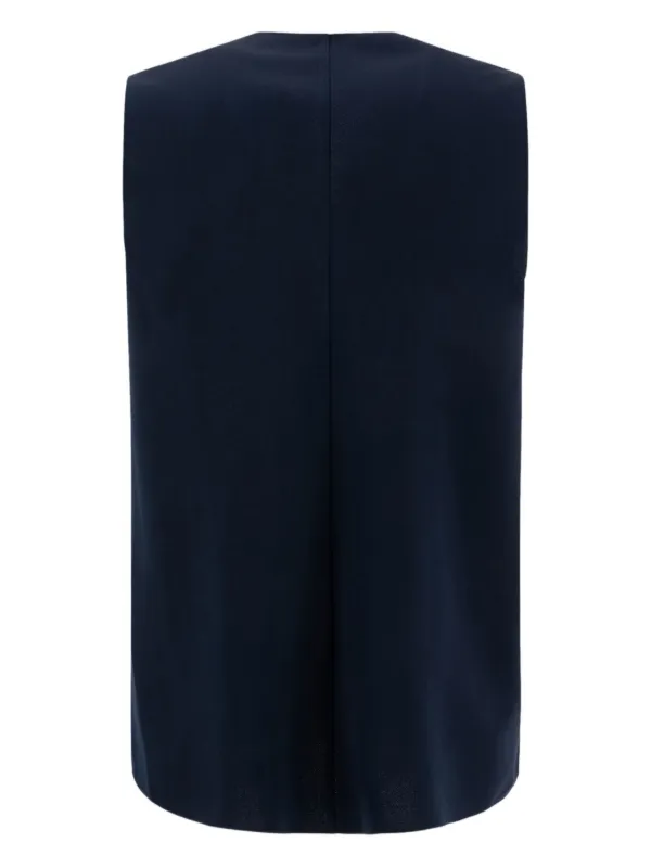 F.It ノースリーブ Vネックトップ | ブルー | FARFETCH JP