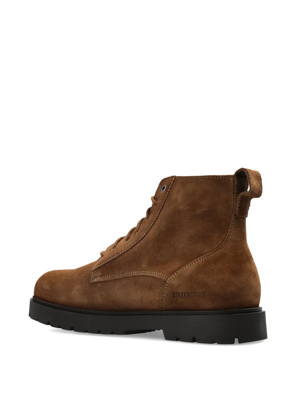 Birkenstock Highwood suede lace-up ankle boots Brown