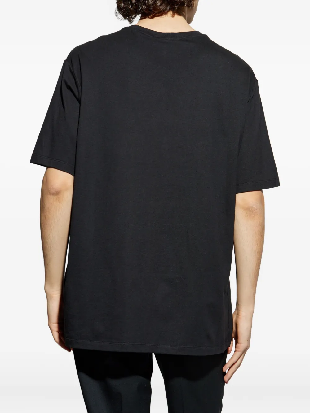 Balmain T-shirt met logo Zwart
