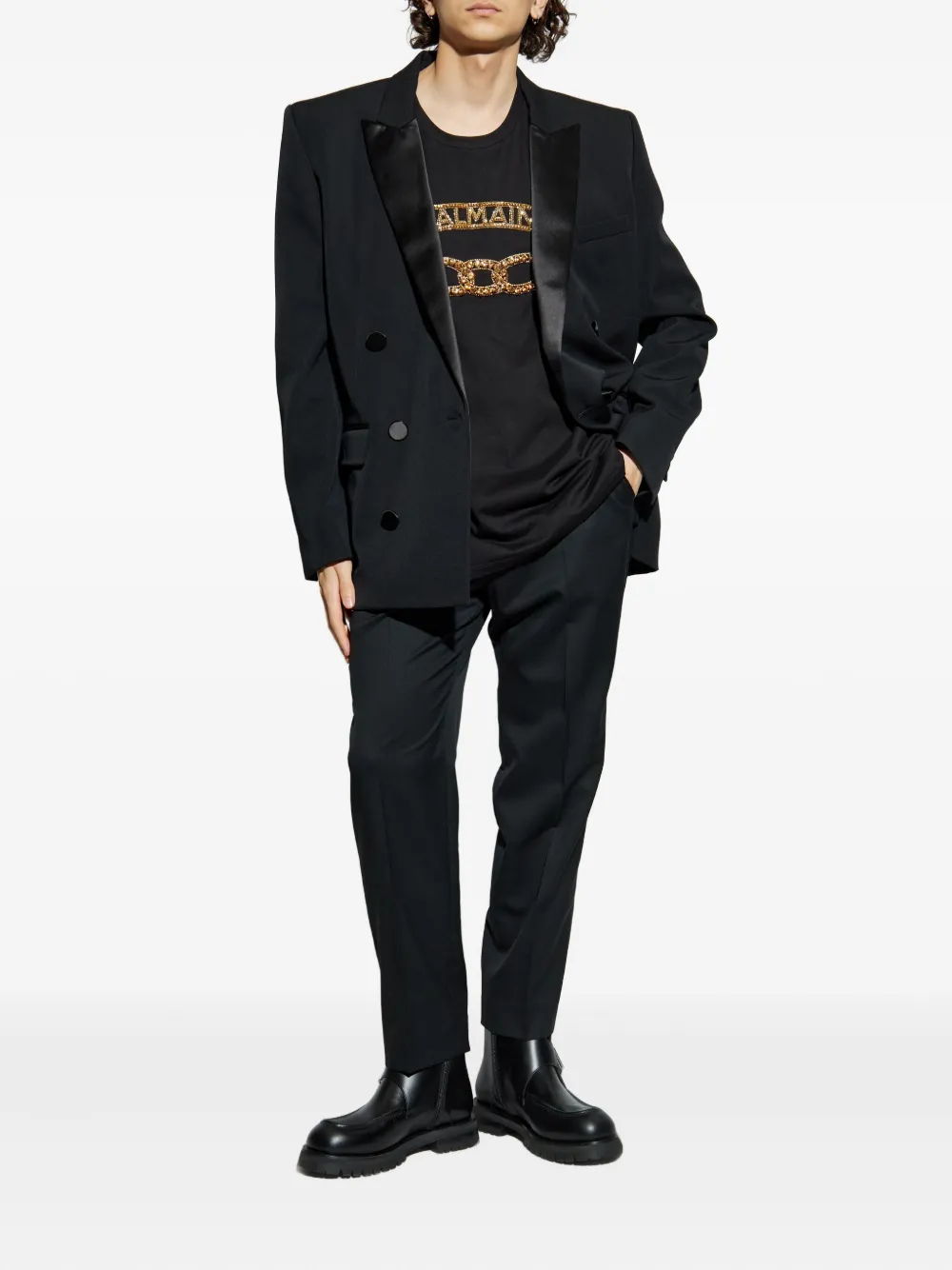 Balmain chain logo T-shirt | T-Shirts | Image 2