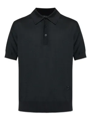 amiri ポロシャツ AMIRI: ピンク＆オフホワイト ボーダー クロップド ニットポロシャツ