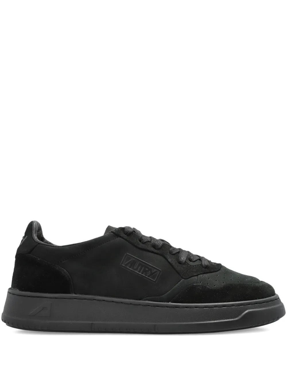 Autry Medalist suede low-top sneakers Black