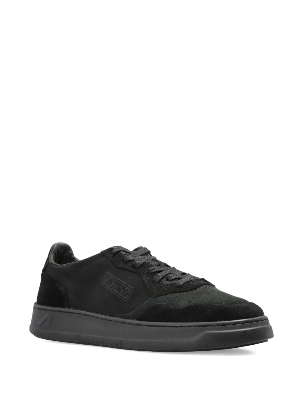 Autry Medalist suede low-top sneakers Black