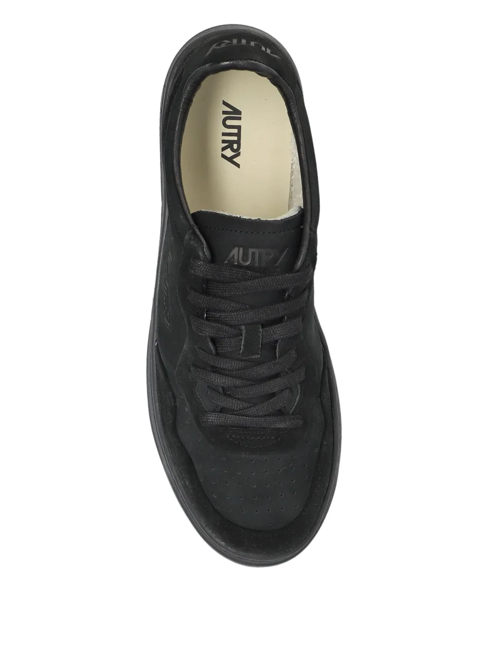 Autry Medalist suede low-top sneakers Black
