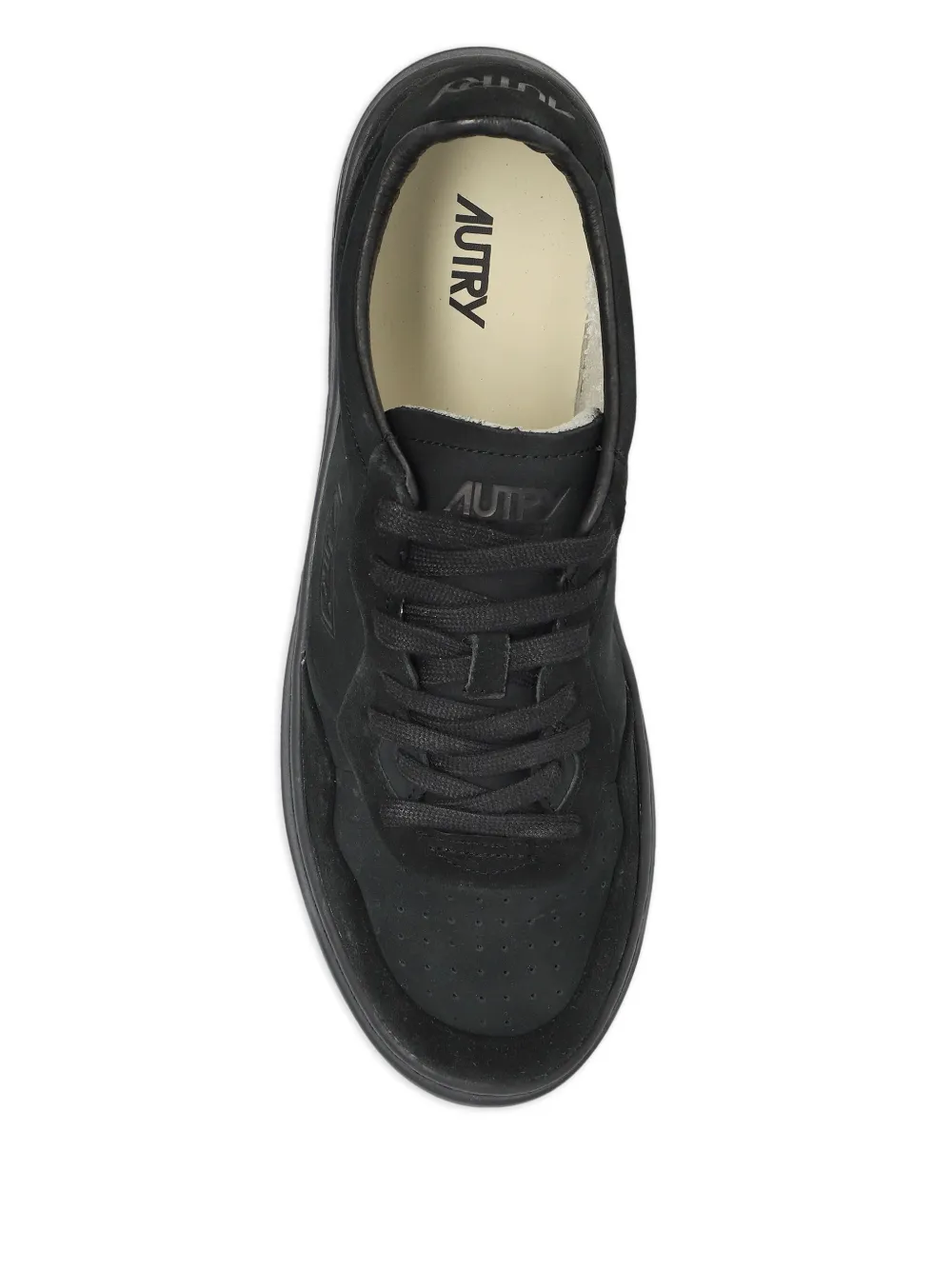 Autry Medalist suede low-top sneakers Black