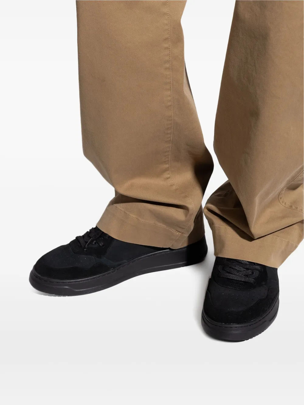 Autry Medalist suede low-top sneakers Black