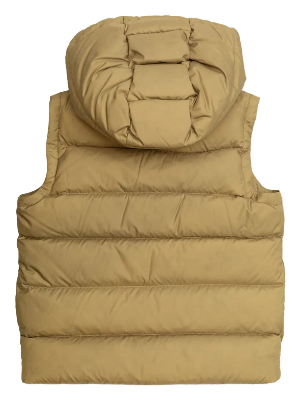 Burberry Kids hooded padded gilet Beige