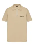 Balmain zipped polo shirt - Neutrals