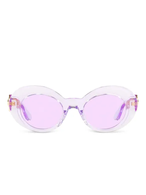 Versace Eyewear نظارة شمس بإطار بيضاوي