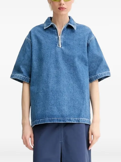 Sunnei half-zip denim top