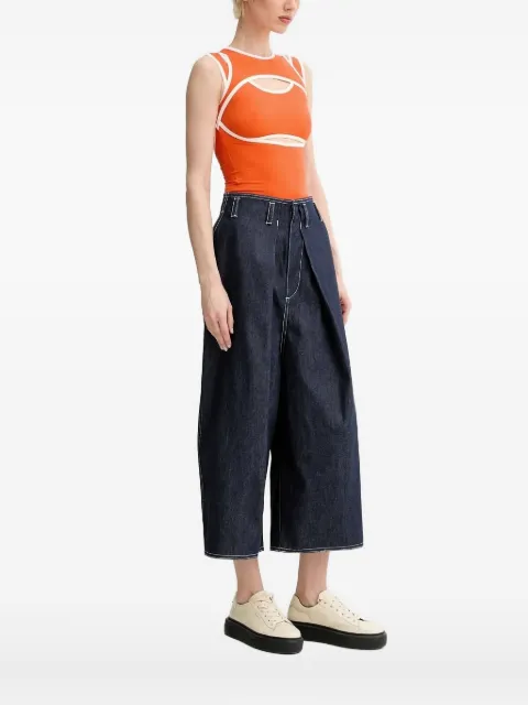 Sunnei cut-out sleeveless top