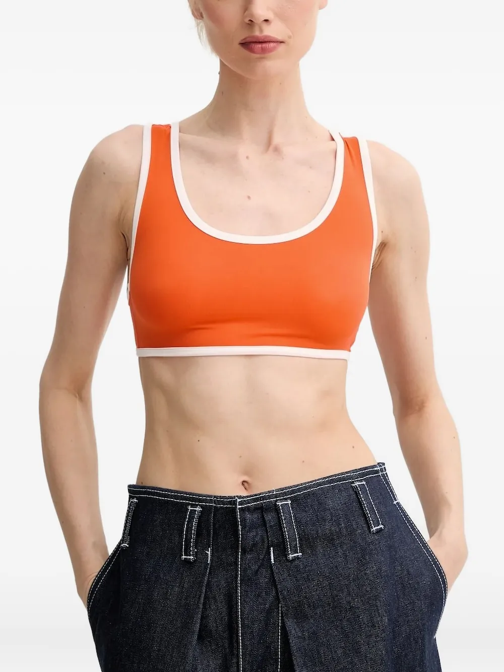 Sunnei Uitgesneden top Oranje