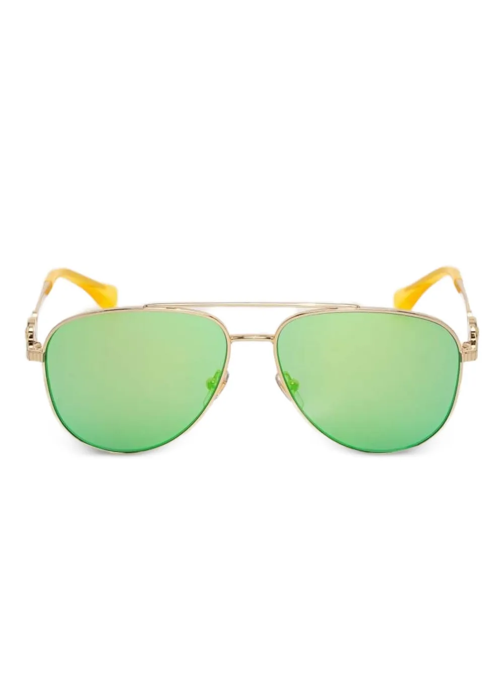 Versace Eyewear Zonnebril met piloten montuur Goud