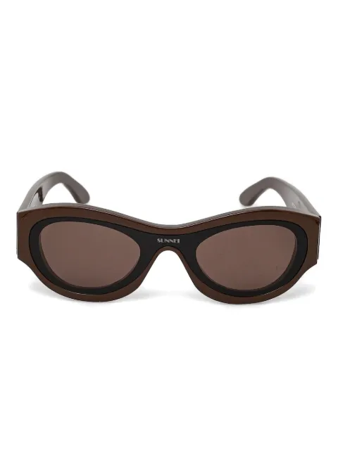 Sunnei lentes de sol con armazón ovalada