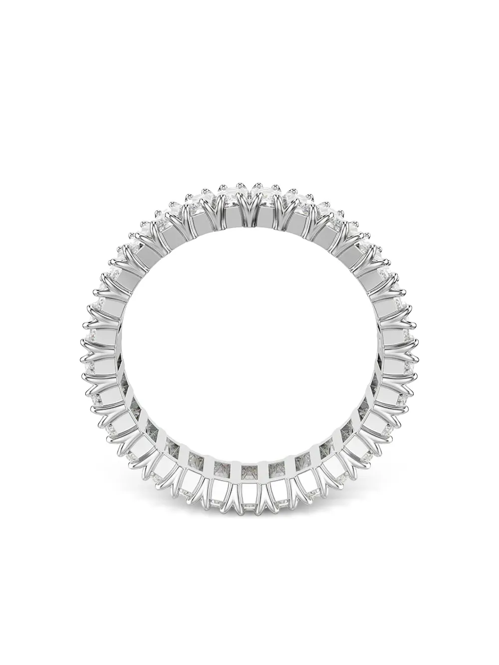 Swarovski Matrix バゲット リング - シルバートーン Swarovski Matrix バゲット リング - シルバートーン