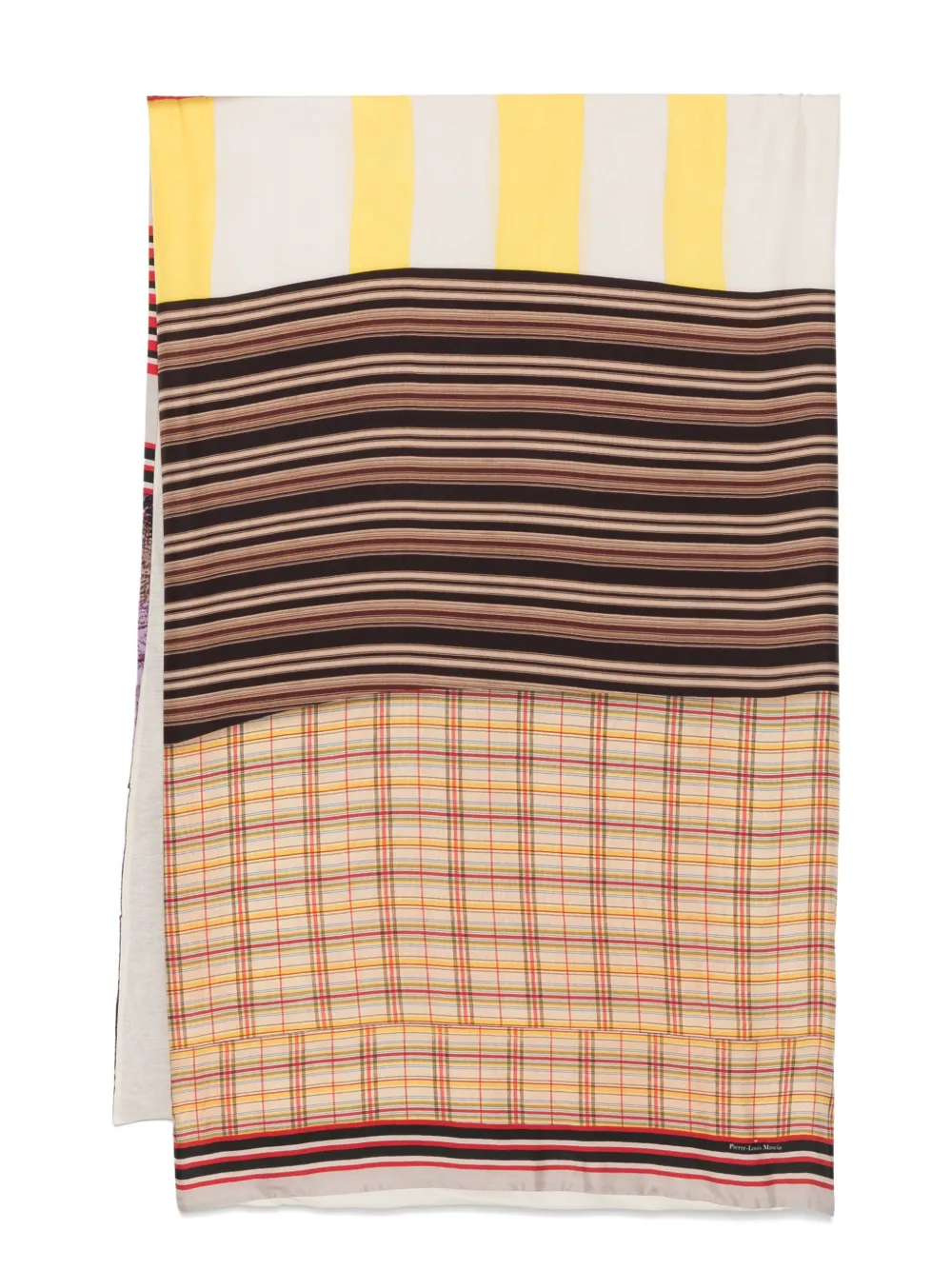 Pierre-louis Mascia Aloesta Silk Scarf In Multi