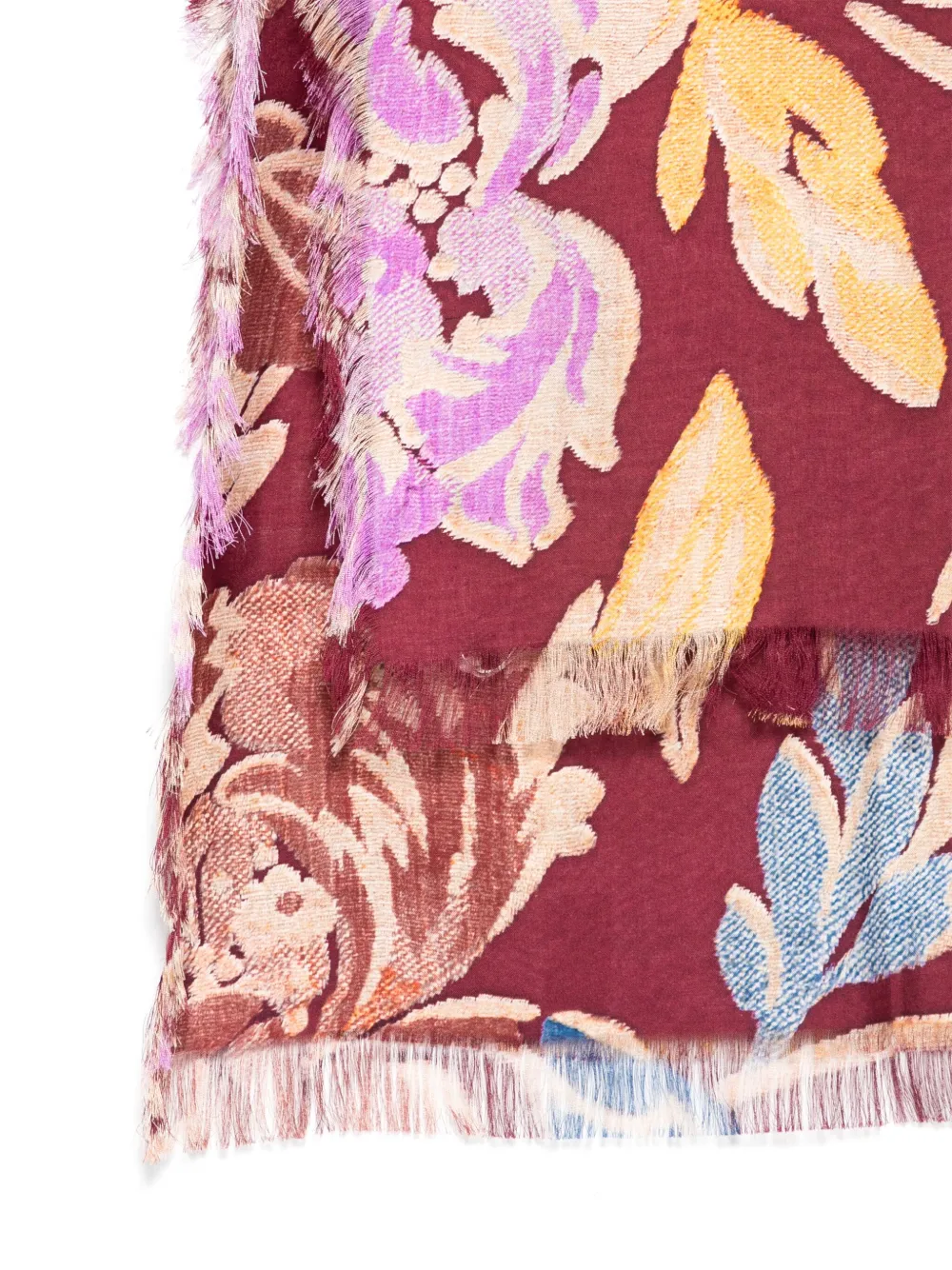 Pierre-Louis Mascia Aloeuw fringed scarf | Men | Image 2