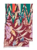 Pierre-Louis Mascia Aloeuw fringed scarf - Red