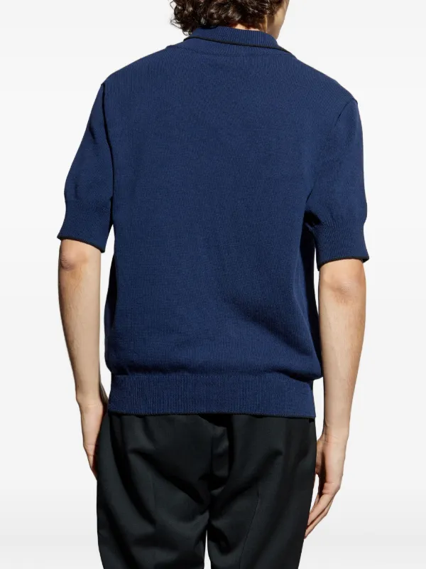 送料関税込【BALMAIN】ポロカラーTシャツ Balmain ポロカラーTシャツ | ブルー | FARFETCH JP