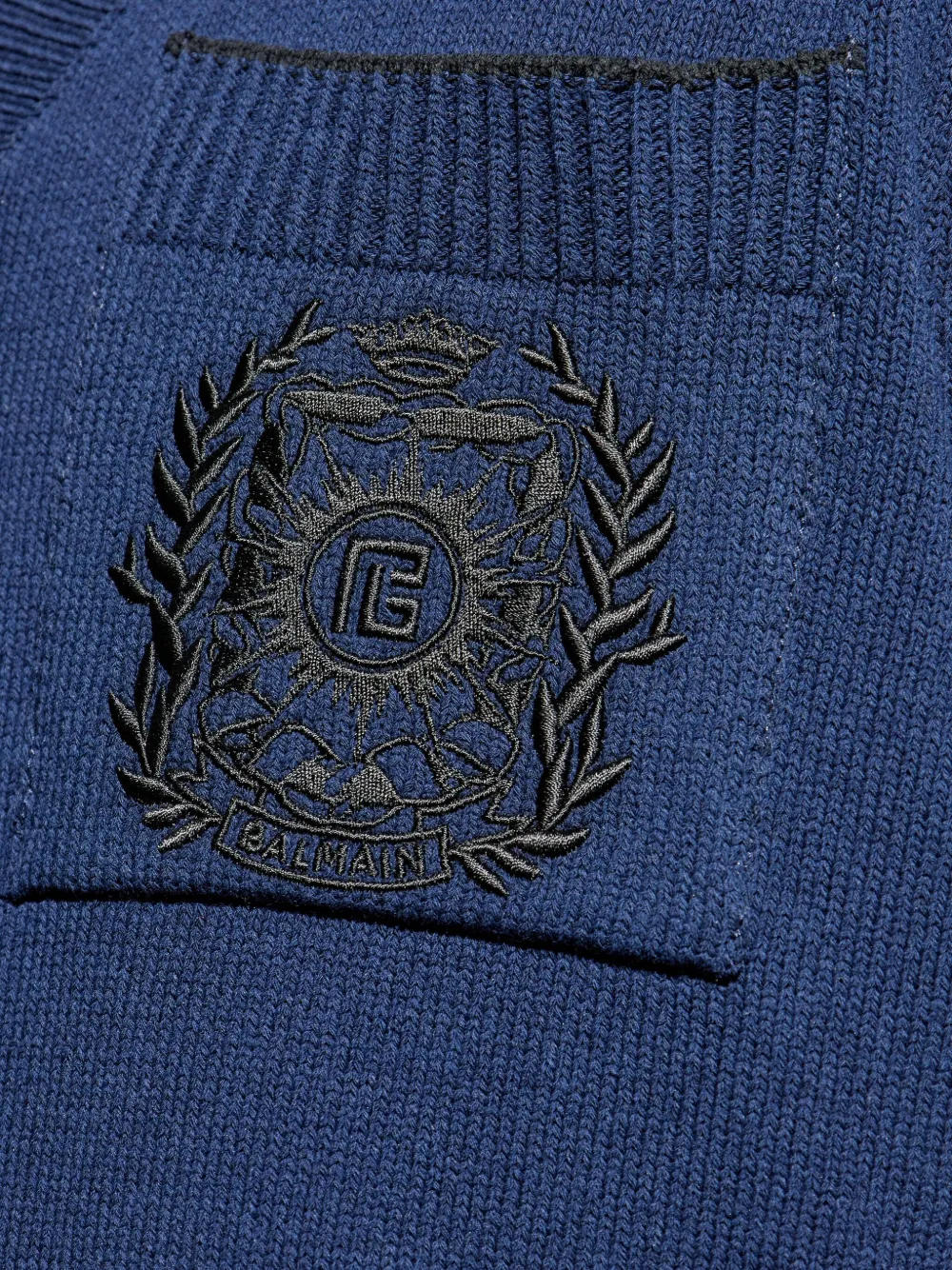 Balmain polo-collar t-shirt Blauw