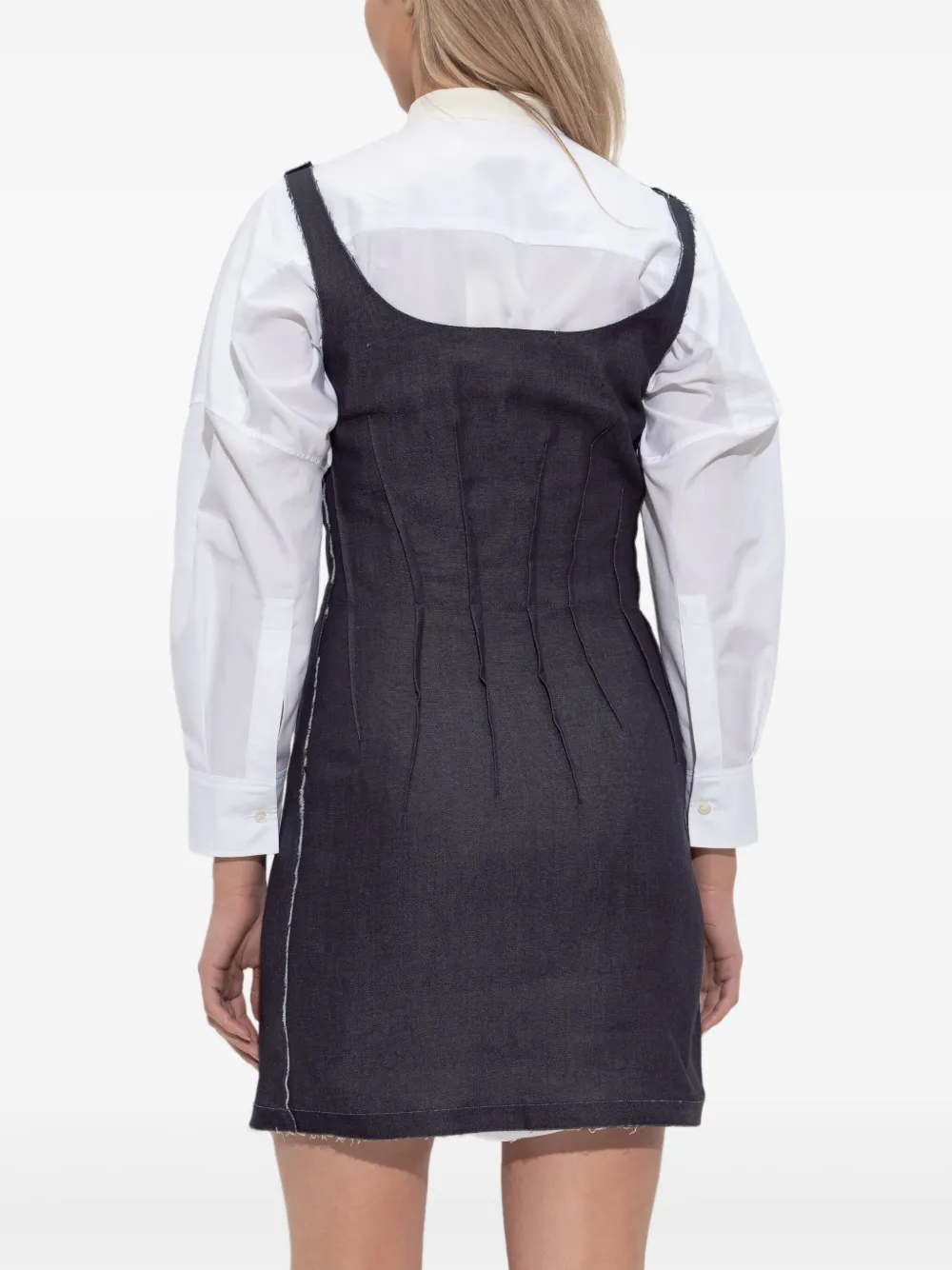 Marni denim mini dress Blauw