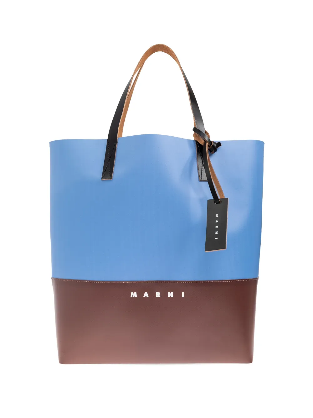 Marni colour-blocked tote bag | Blue | Image 1
