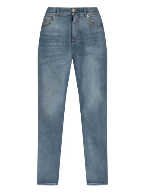 Balmain whiskering-effect jeans
