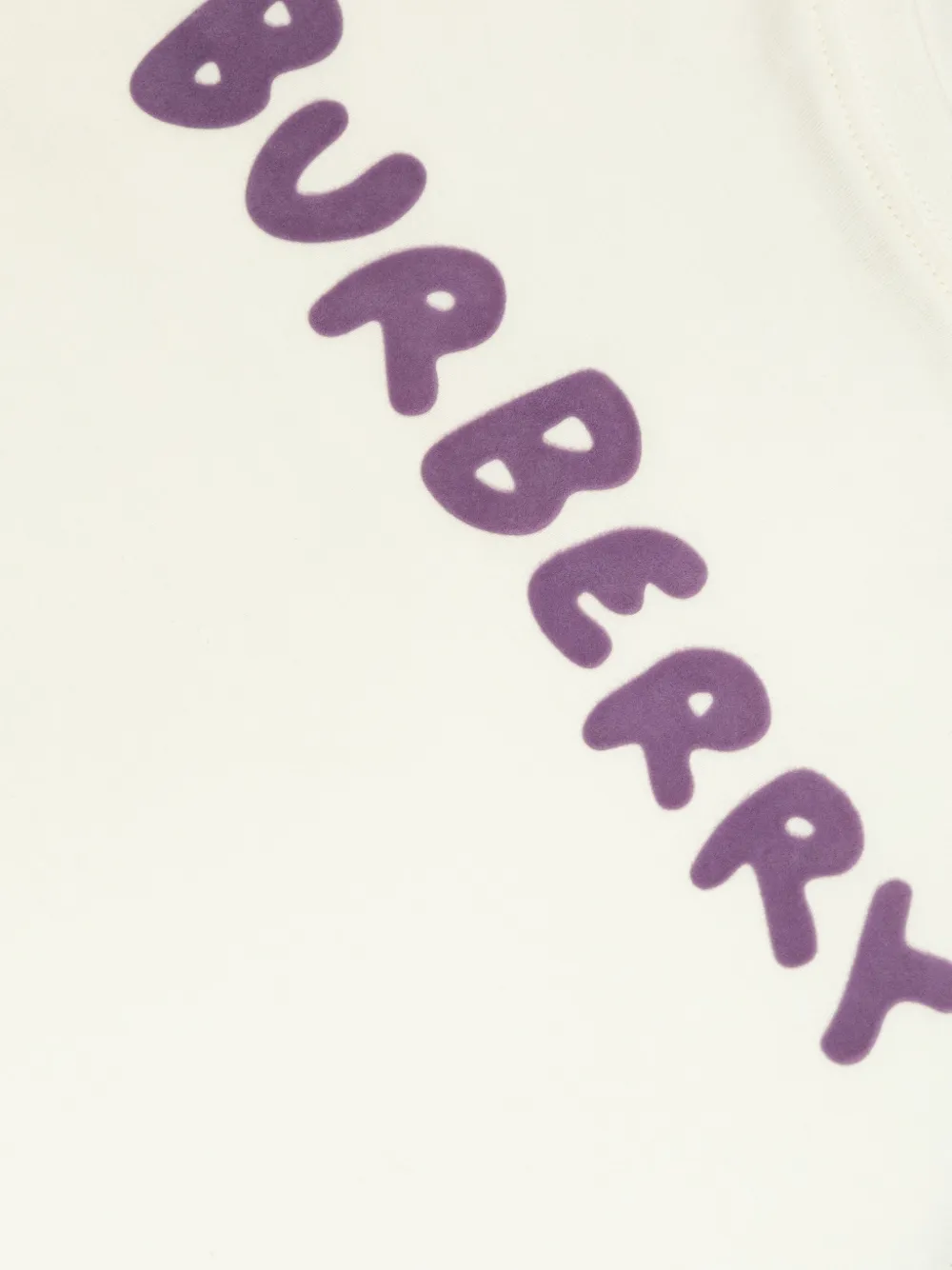 Burberry Kids logo-print raglan-sleeve T-shirt Wit