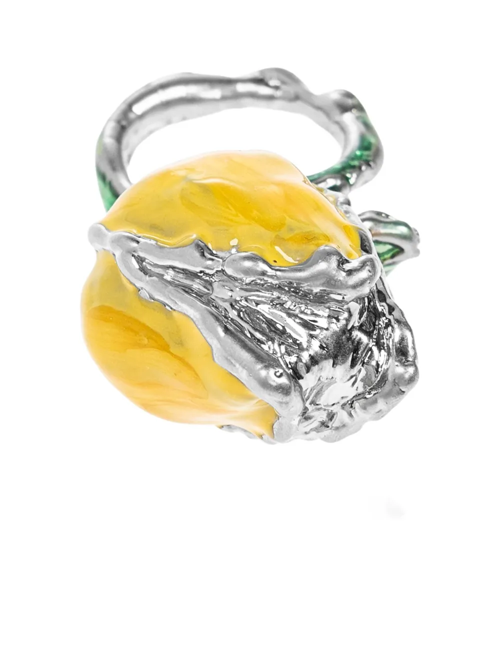 Marni Enamel Fruit Ring In Metallic